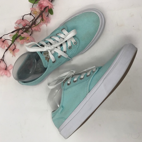 mint blue vans
